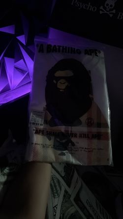 Bape burbery shirt size S