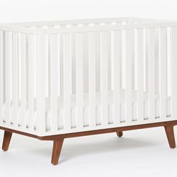 West Elm Modern Convertible Crib & 3-Drawer Dresser and Changing Table