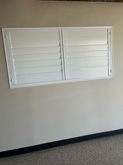 Shutter Window Opening 71” x 40”
