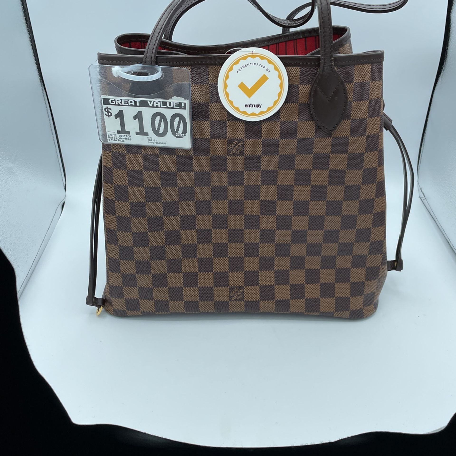 Louis Vuitton Purse Entrupy Authenticated 