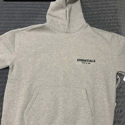 Dark grey essentials hoodie
