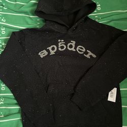 Rhinestone Spider Hoodie 