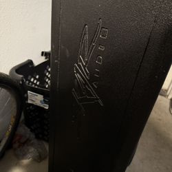 4 8in Skar Sub Box And Ds18 Amp