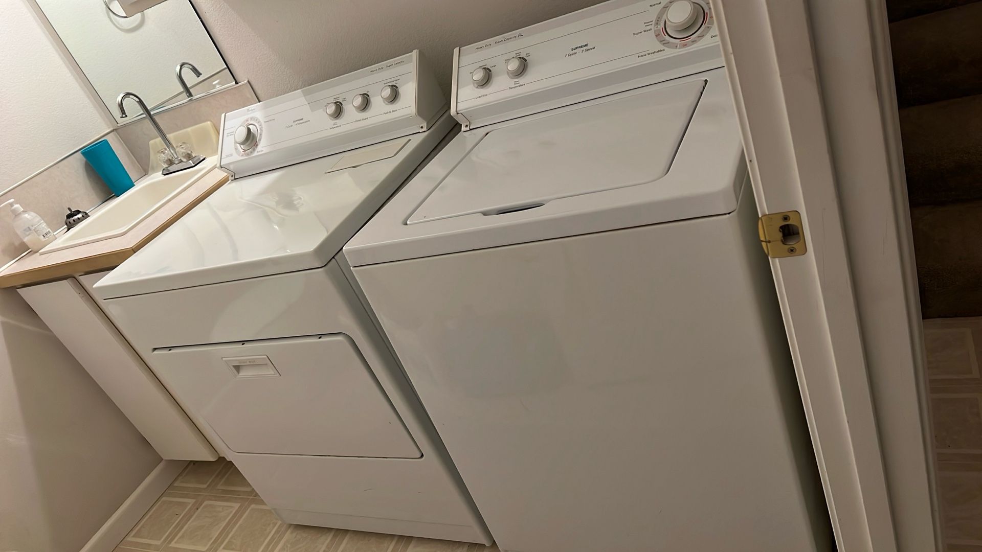 Washing machines and dryers