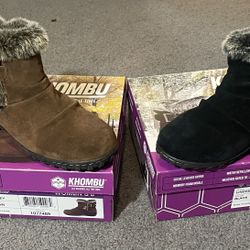 2 Pairs KHOMBU Boots Size 8