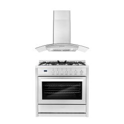 LUXURY KITCHEN APPLIANCES - New Open Box RANGE OVEN COOKTOP HOOD 