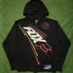 Vintage Fox Racing Hoodie Large