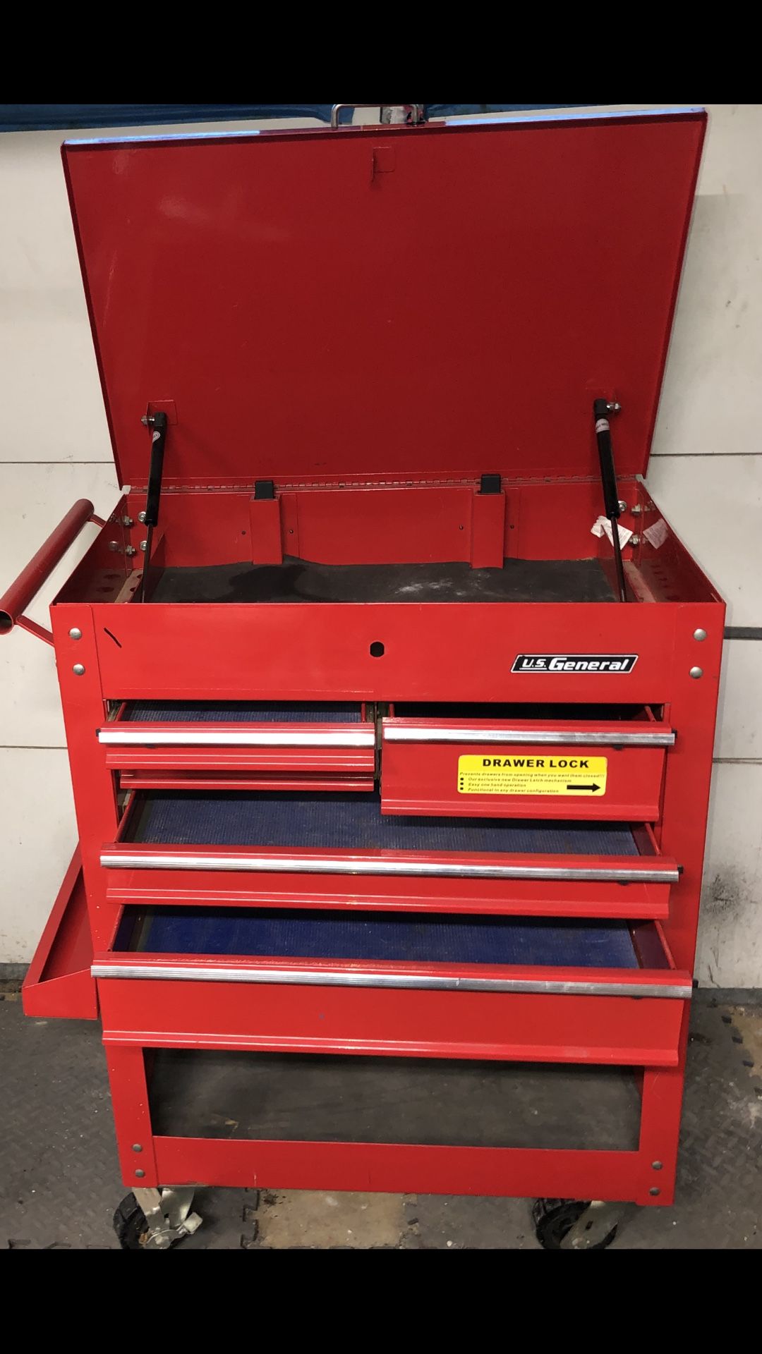 5 Drawer Mechanics Cart Tool Box w/Wheels
