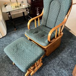 Glider Chair And Ottoman 