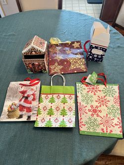 Christmas Bags And Boxes