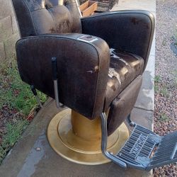 Old Antique Barber Chair 