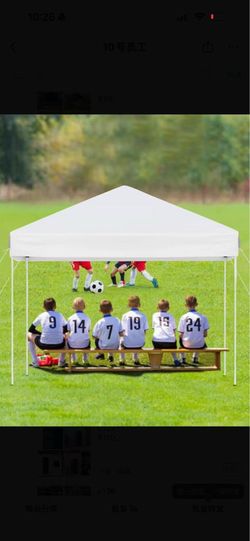 10x10 Pop Up Canopy Tent Instant Shelter Outdoor Gazebo w/ Carry Bag White
