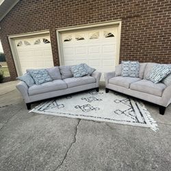 Gray Sofa and Loveseat Set by Cindy Crawford Home--FREE DELIVERY