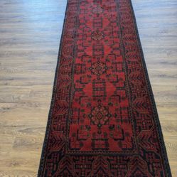 Handmade Wool Rug 2'8x9'5
