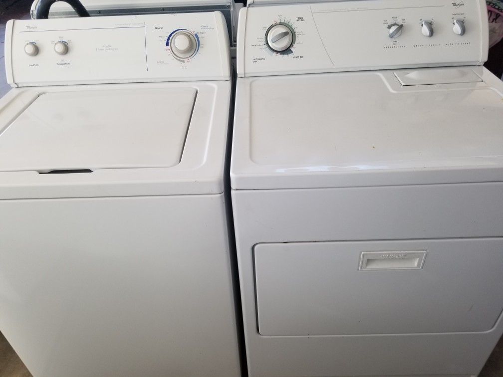 Whirlpool washer And Dryer