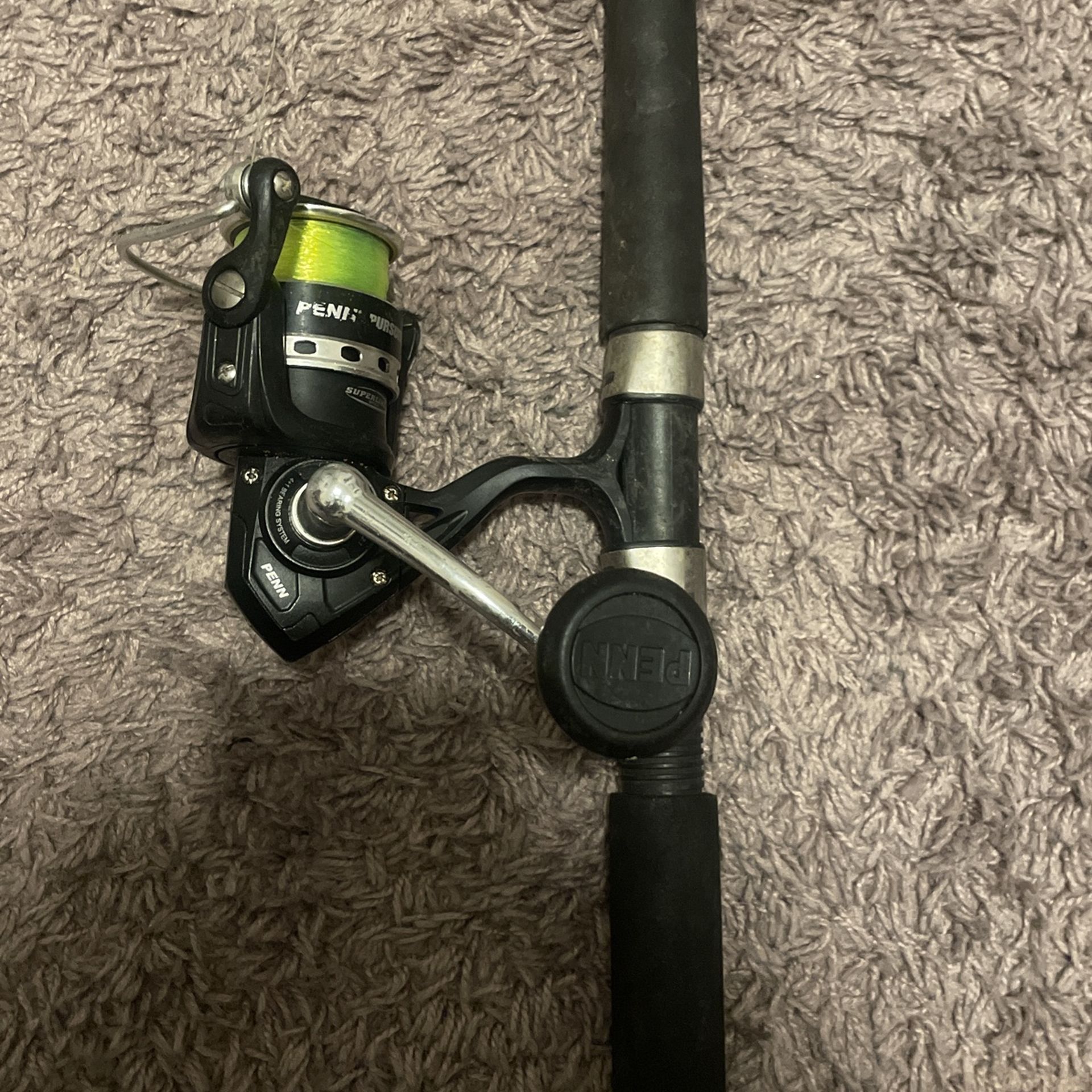 Penn Squadron Reel With A Sea Striker Rod.