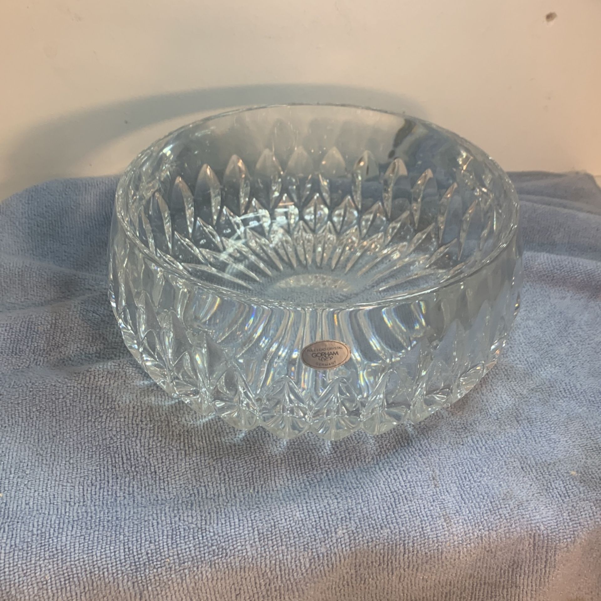 Lead crystal candy dish made in Germany $75 or best offer