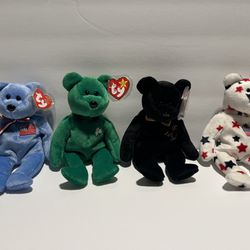 Beanie Baby Collection Set Of 4 