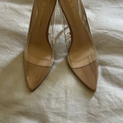 5.5 Clear Heels New! 