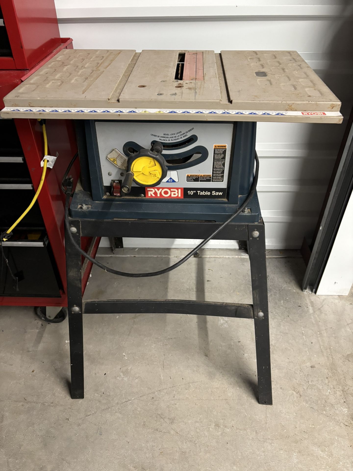 Ryobi Table Saw With Stand