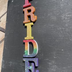 Rainbow Wood Letters
