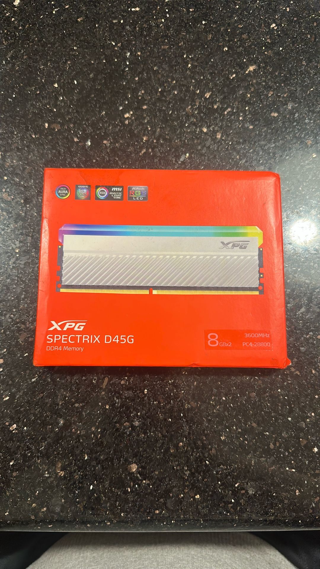 XPG SPECTRIX D35G RGB DDR4 16GB (2x8GB) 3600MHz Desktop RAM