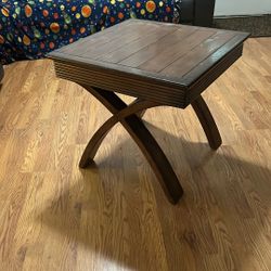 Wood Side Table