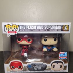 The Flash And Superman 2 Pack FunkoPop 