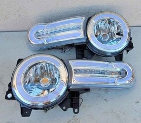 07-14 Toyota FJ Cruiser LED DRL Headlights Luces Micas Calaveras Faros Faroles Focos Headlamps