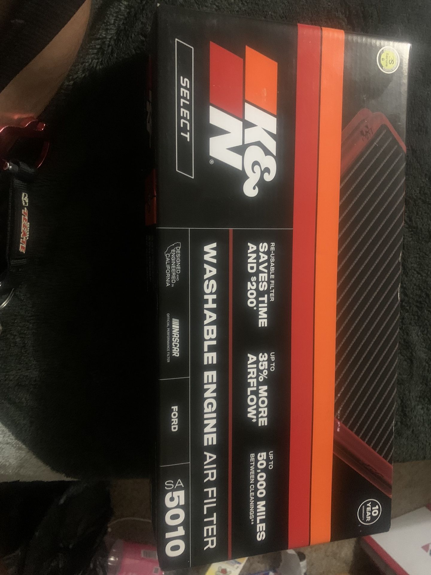 K&N Select Washable Engine Air Filter SA5010