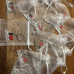 I Love Jesus Keychains 