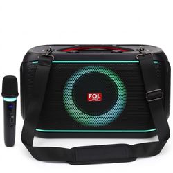 FOL Pro Portable Bluetooth Party Speaker with Microphone