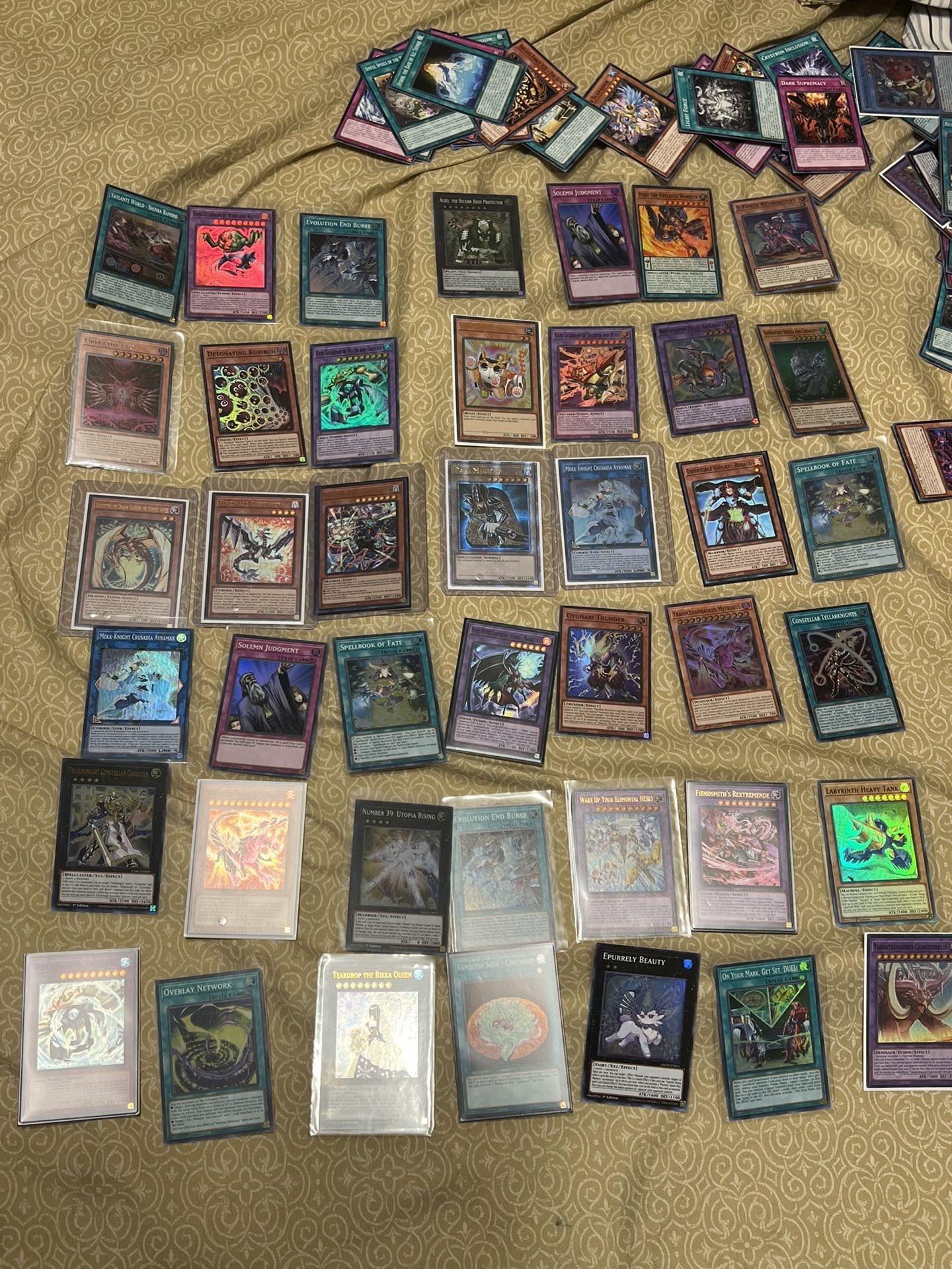 Yugioh  Card Lot 205 Holo & Non Holo