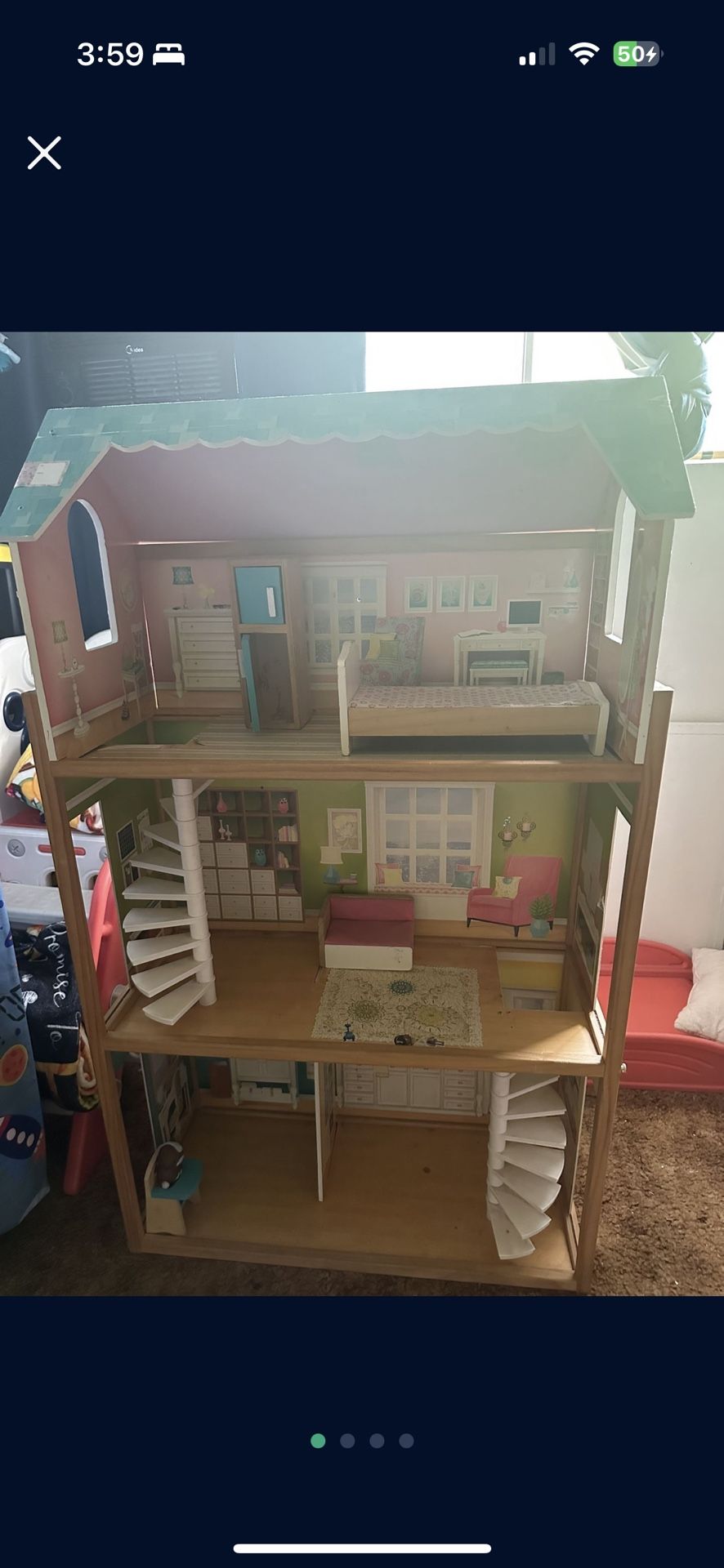 Large Wooden Doll House