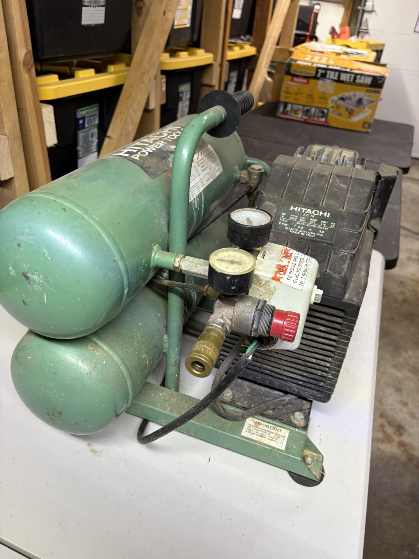 Hitachi 2hp Air Compressor