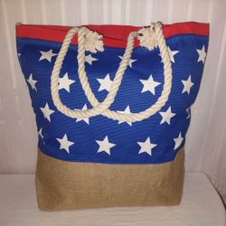 A Red White & Blue 🇺🇸 Large Tote Bag. 