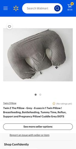 Twin Z Pillow with Cover & Travel bag - excellent condition
