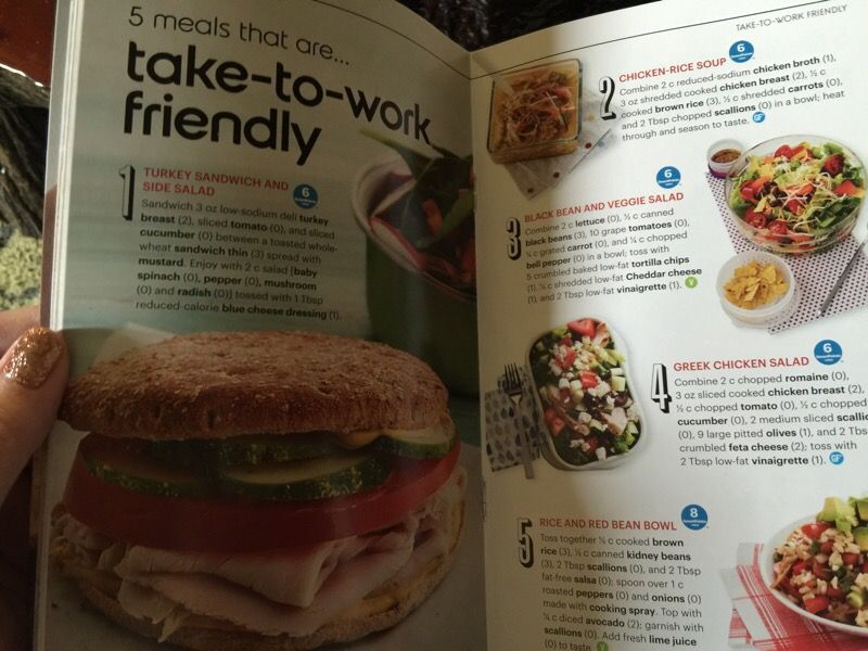 Weight Watchers planning guide book