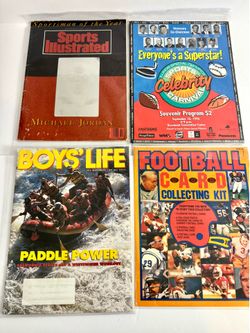 Vintage Sports Illustrated Michael Jordan Magazine Boys Life Memorabilia Lot