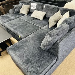 Beautiful Double Chaise Sectional 