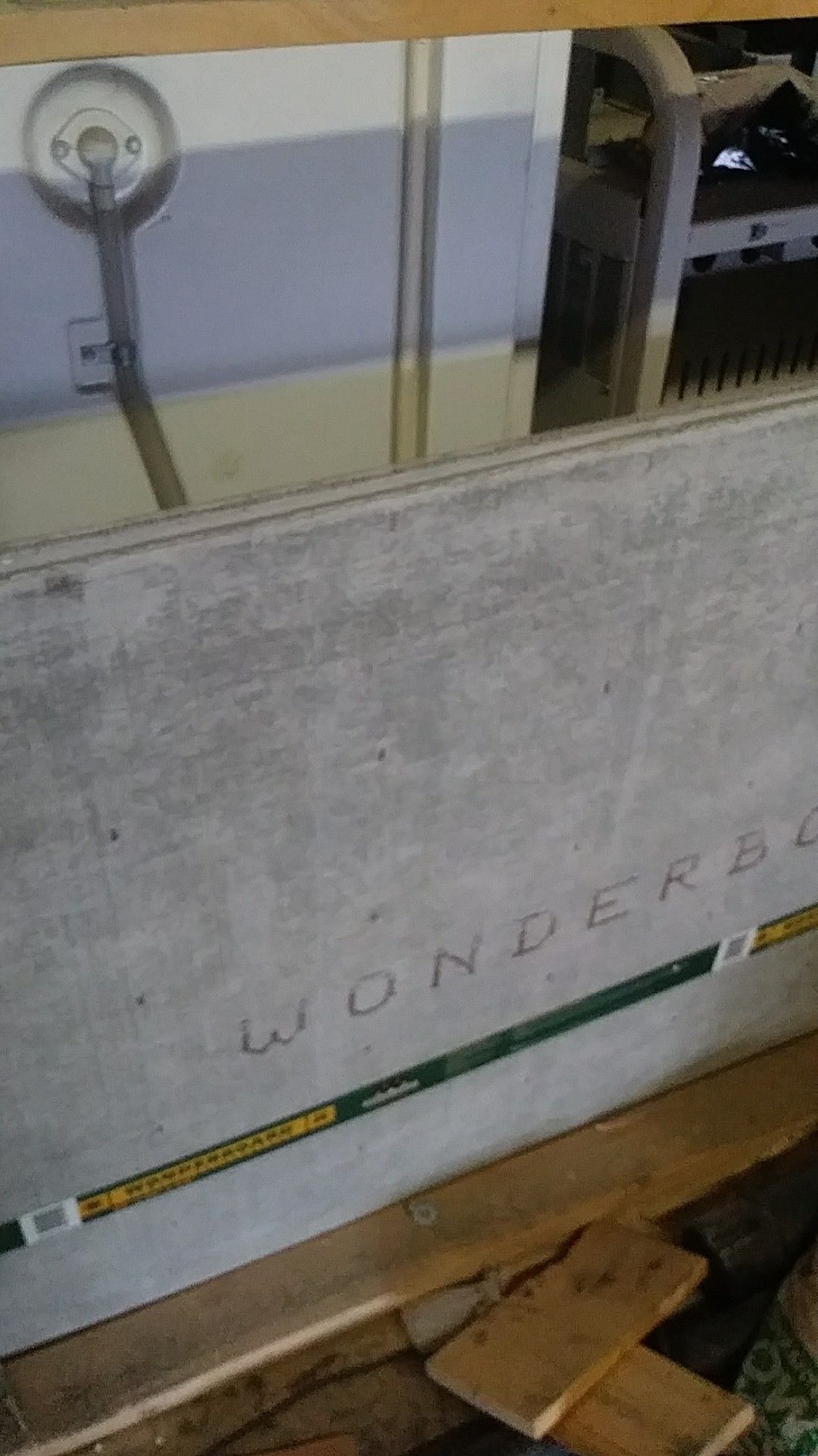 Hardy backer wonder board before tile booard