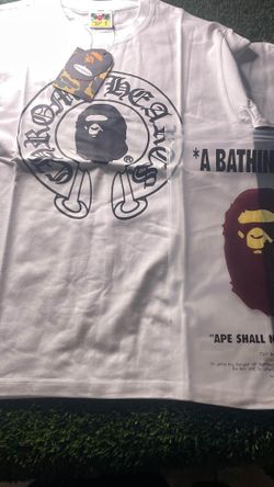 Chrome bape shirt size small