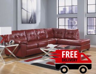 New nice red sectional