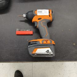 Rigid Model R86002 W One Battery 