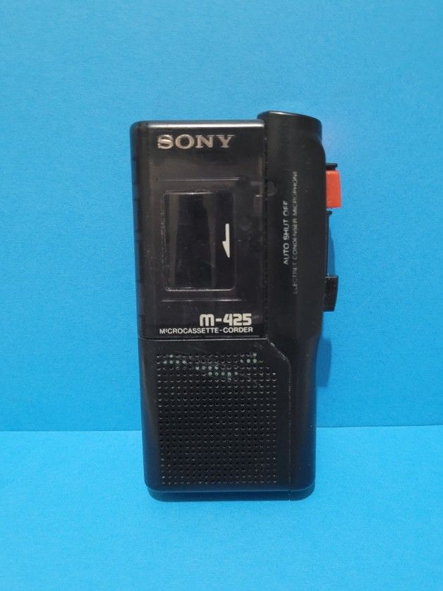 Sony Pressman M425 Dictation Two Speed Microcassette Recorder PARTS/REPAIR. 