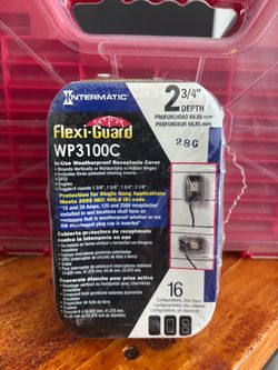Intermatic WP3100C Weatherproof Outlet Cover – NEW / Cubierta Impermeable NUEVA