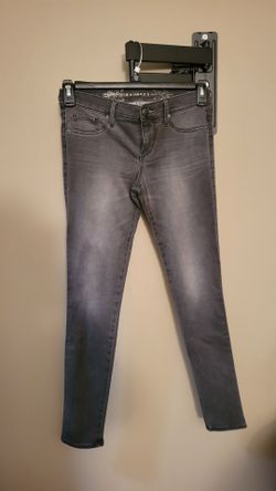 Express Women's Skinny Jeans in Faded Gray
