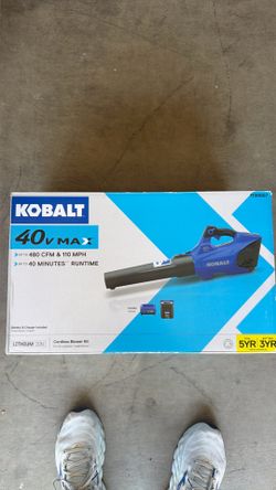 Cordless Kobalt 40V blower