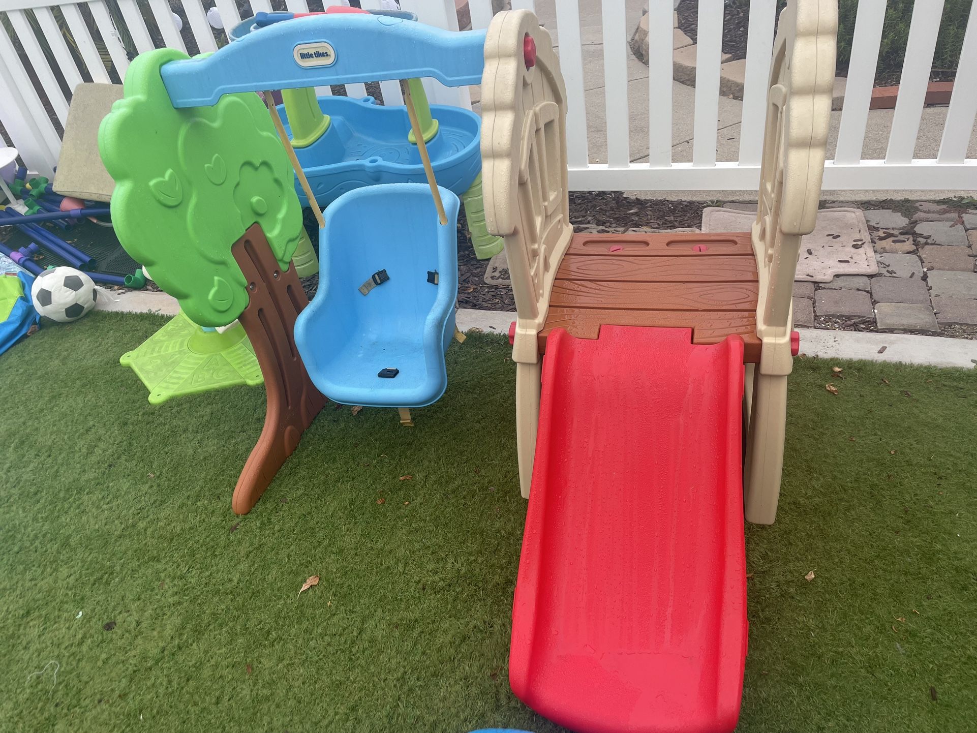 Toddler Swing and Slide
