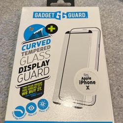 Tempered Glass Guard For iPhone X
